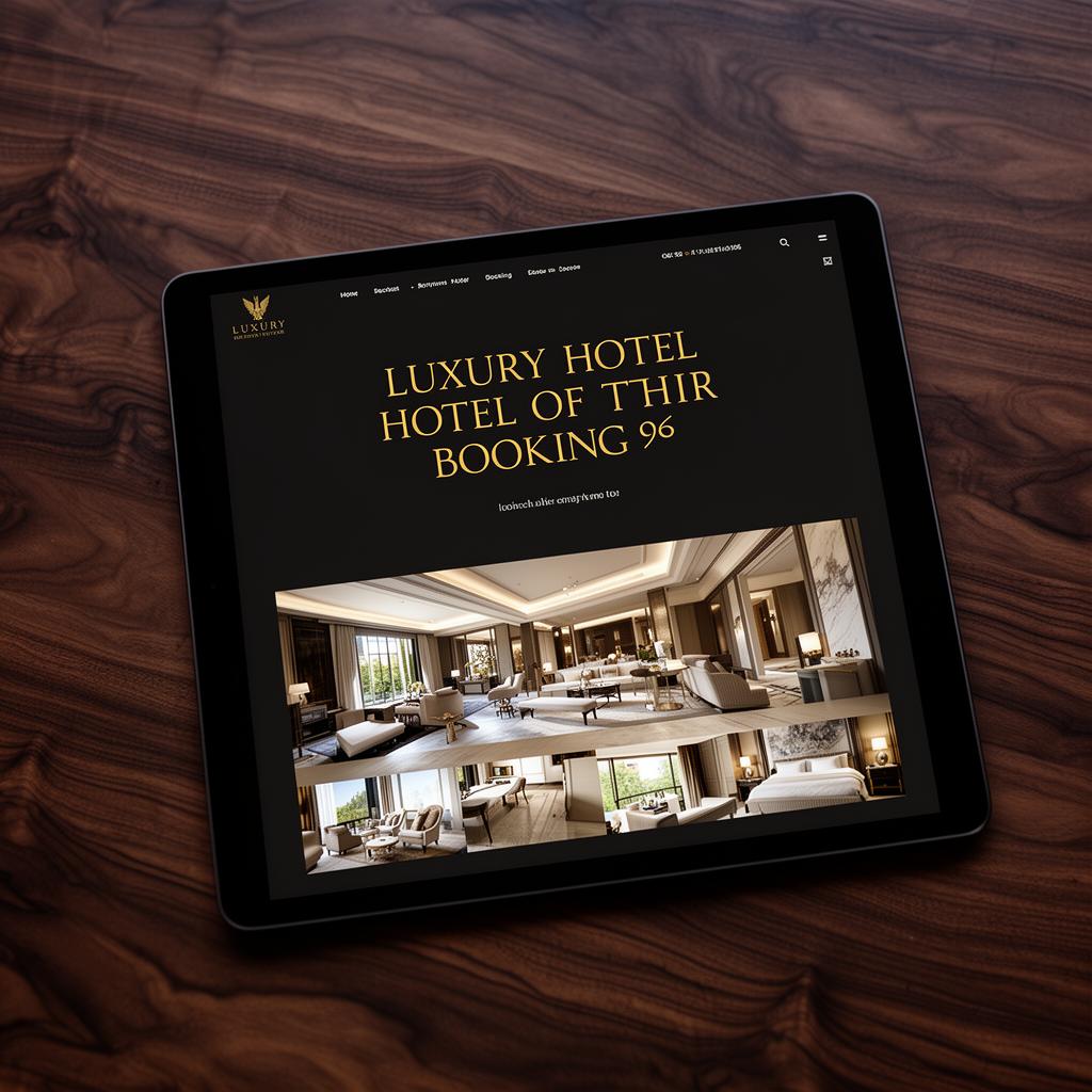 Hôtel Étoile website mockup